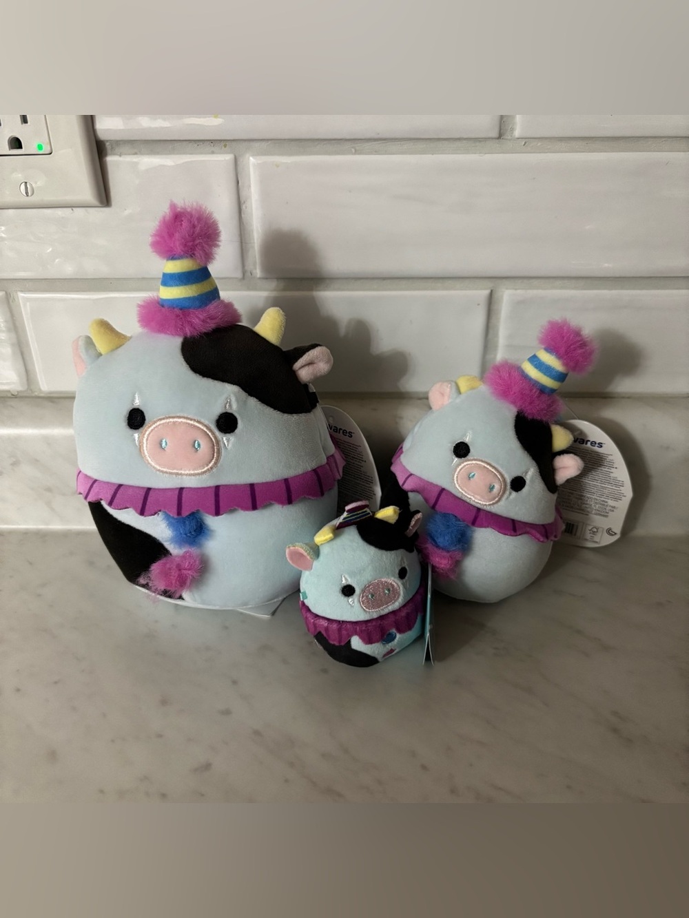 Cillian the Clown Cow Squishmallow Bundle